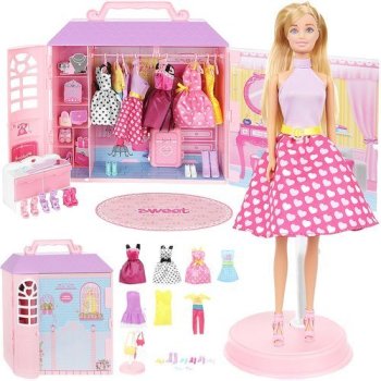 Кукла с Мебелью, Шкафом и Одеждой | Doll with Furniture and Wardrobe and Clothes
