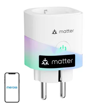 Умная розетка Meross MSS315CFH-EU с мониторингом энергии (Matter)