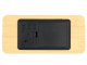 Electronic Alarm Clock with Thermometer and Hygrometer Light Brown