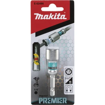 Makita Impact Premier E-03486 Magnetic Torsion Nutsetter SW13 65 mm 1/4"
