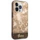 Guess Hardcase for iPhone 14 Pro Porcelain Collection Ocher