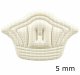 Self-Adhesive Shoe Heel Grips 5mm, White