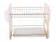 Two-Tier Dish Drainer Rack with Drip Tray and Cutlery Holder