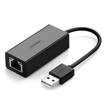 Сетевая карта Ugreen USB 2.0 – RJ45 100 Мбит/с, черная