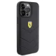 Чехол Ferrari Quilted Metal Logo для iPhone 15 Pro Max, черный
