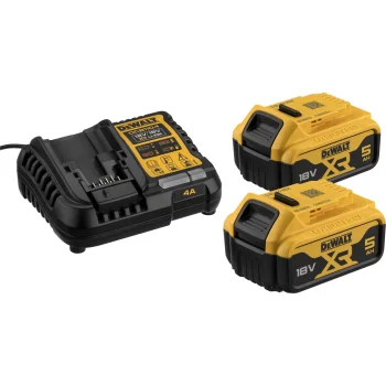 Battery and Charger Set DeWalt DCB1104P2-QW 2x 18V 5.0Ah XR + DCB1104