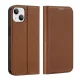 Apple iPhone 14 6.1\'\' Dux Ducis Skin X2 Magnetic Book Case Cover, Brown