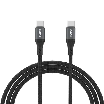 Кабель Dudao L3CC USB-C на USB-C 60W 1.2м, нейлоновый, черный
