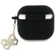 Чехол Guess Silicone 4G Charm для Apple AirPods 4, Черный