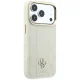 Guess Stripe Peony 4G Logo MagSafe vāciņš priekš iPhone 18 Pro Max / 17 Pro Max, bēšs