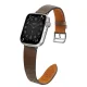 Dabīgās ādas siksniņa Apple Watch 38 / 40 / 41 mm, tumši brūna
