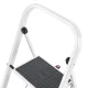 Saliekamās pakāpienu kāpnes Hailo K40, 3 pakāpieni, White / Black