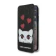 Karl Lagerfeld Valentine atverams vāciņš iPhone X / Xs, melns