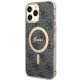 Guess iPhone 13 Pro Max vāciņš 4G MagSafe, melns