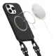 Tech-Protect iPhone 14 Pro Case MagNecklace MagSafe, Black