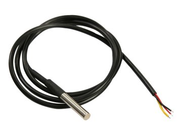 Temperatūras sensors DS18B20 1m, ūdensizturīgs digitālais termometrs Arduino