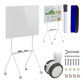 Ergo Office ER-306 mobilā baltā tāfele, vienpusēja, 119x79 cm