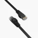 Orico PUG-C7B CAT7 10Gbps RJ45 Flat Network Cable 8m, Black