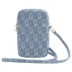 Guess tālruņa soma Zip GCube Bottom Stripe, zila