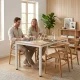 Обеденный и компьютерный стол 120x60 см ModernHome, светлый дуб