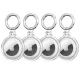Чехол Tech-Protect Icon для Apple AirTag 4 шт. прозрачный