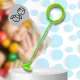 Skipper leg hula hoop Mīksta gumijas lecamaukla ar LED apgaismojumu Zaļa krāsā