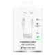 Puro 12W USB-A uz Lightning spirālveida kabelis 1m, balts