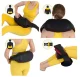 4FIZJO SHIATSU PRO+ Šiacu Sildošs Kakla Muguras Plecu 3D Masažieris Masieris Visam Ķermenim, Melns/Sarkans | Back...