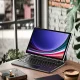 Dux Ducis MK Series planšetdatora vāciņš ar Bluetooth tastatūru Galaxy Tab S9+ / S8+ / S7+, melns