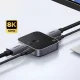 Переключатель Ugreen DisplayPort и USB-C в USB-C 8K 60Hz 65878, серый