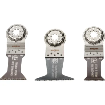 Набор пильных полотен Fein E-Cut Combo Starlock Wood & Metal для реноватора, 3 шт.