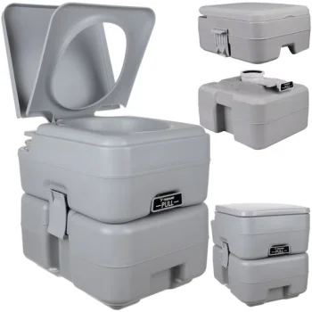 Trizand 00024498 pārnēsājamā tualete 20L, pelēka