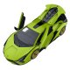 Радиоуправляемая машина конструктор Rastar 97400 Lamborghini Sian 1:18, зеленый