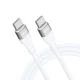 Кабель Wozinsky WSTCC2 USB-C на USB-C PD 65W 2 м белый