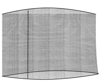 Repest Mosquito Net for Garden Umbrella 3.5m, Black