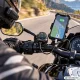 Motocikla lādētājs XS01, USB-A un USB-C, 54 W, ar Bluetooth vadību