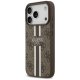 Guess 4G Printed Stripes MagSafe Phone Case Cover iPhone 17 Pro - brown