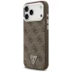 Чехол Guess 4G Triangle Logo MagSafe для iPhone 18 Pro Max / 17 Pro Max, коричневый