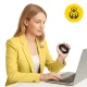 Силиконовый эспандер для кисти 4Fizjo 382, 27 кг, черный