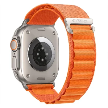 Tech-Protect Nylon Pro rihm Apple Watch 44/45/46/49 mm jaoks, oranž