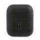 Чехол Mercedes Electronic Line для AirPods 1/2 из натуральной кожи - черный