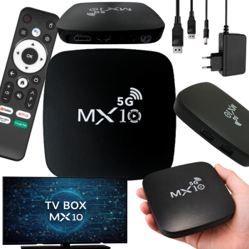 Viedtelevīzijas pierīce Smart TV Box Android 4K WiFi 5G 2/16GB