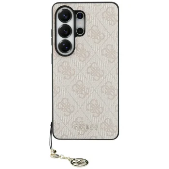 Guess 4G Classic Logo Charm MagSafe vāciņš Samsung Galaxy S26 Ultra, rozā