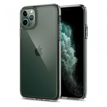 Apple iPhone 11 Pro Max Spigen Ultra Hybrid Case Cover, Crystal Clear | Telefona Vāciņš Maciņš Maks Apvalks Bampers