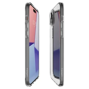 Чехол Spigen Crystal Flex для iPhone 15 Plus, прозрачный