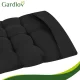 Стеганый матрас для садового шезлонга Gardlov, 180x50 см, черный