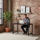Modernhome datorgalds 120x60 cm, melns