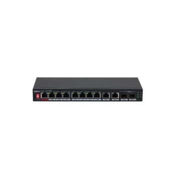 PFS3210-8GT2GF-96 10-портовый гигабитный PoE коммутатор (8x PoE, 96W)