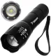 Trizand CREE LED T6 USB uzlādējams lukturis, melns