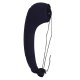 Inflatable Travel Pillow with Seat Attachment, Navy Blue